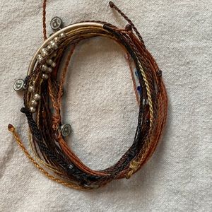 Set of 5 Pura Vida Bracelets